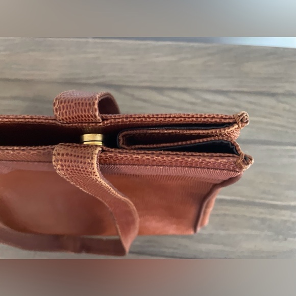 VGUC, Salvatore Ferragamo Vara, Lizard Embossed, Brown Leather Tote. Authentic - Picture 10 of 13